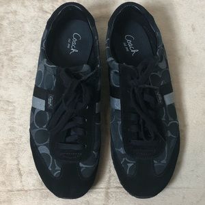 NWOT Black Coach Sneakers “Kinsley”